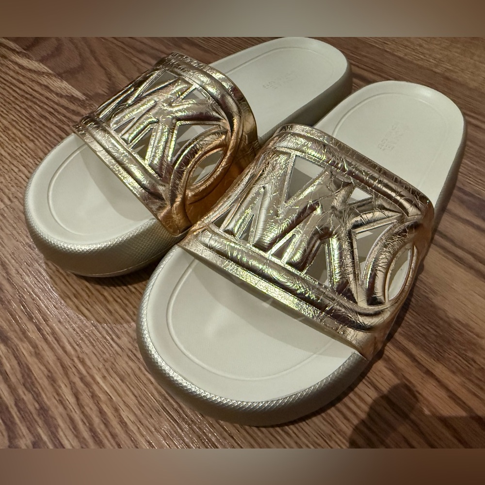 Michael Kors Pale Gold Sandals